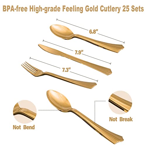 Disposable Gold Plates