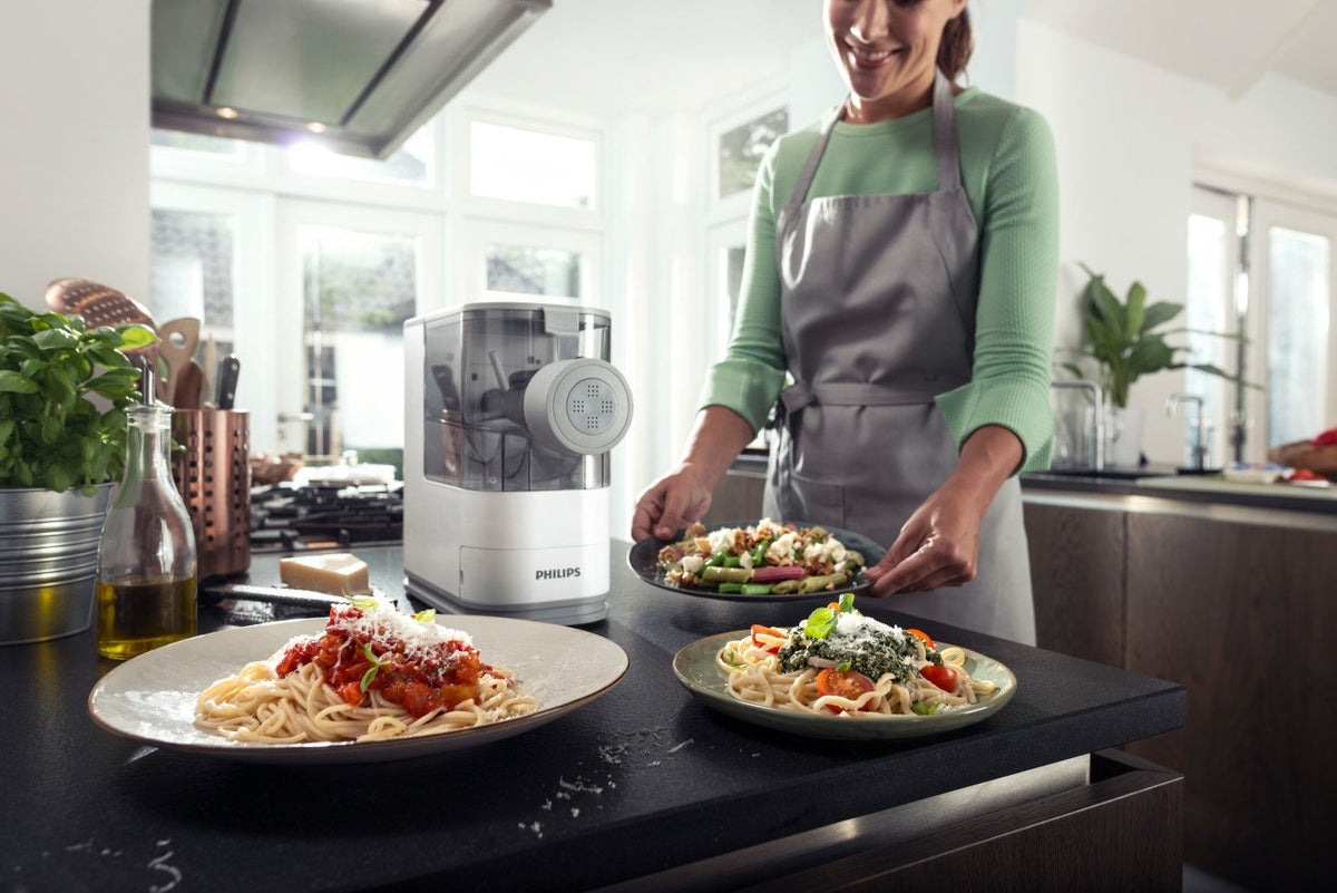 Compact Pasta and Noodle Maker (White)
