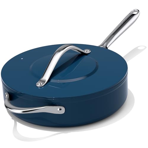 Nonstick Ceramic Sauté Pan with Lid