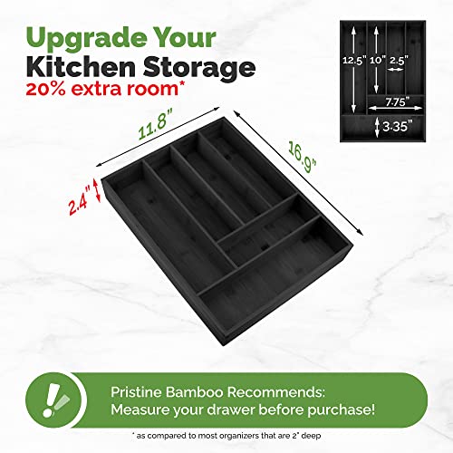 Silverware Tray Organizer Flatware Utensil Cutlery Holder for Drawer Small Extra