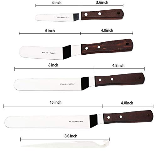 4PCS Cake Decorating Icing Spatula set with 4
