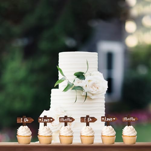 Wedding Cupcake Toppers（Design 02）