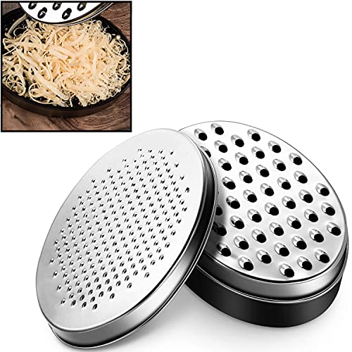Cheese Grater Citrus Lemon Zester with Food Storage Container & Lid