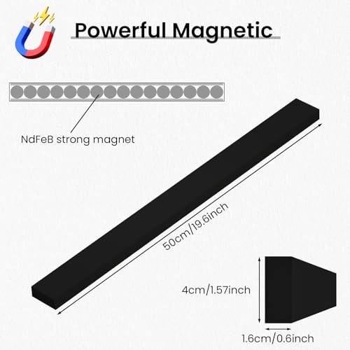 20 Inch Magnetic Knife Strips (20 Inch / Black)