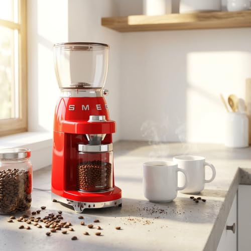 CGF11 Retro Style Coffee Grinder (8x7x11 / Red)