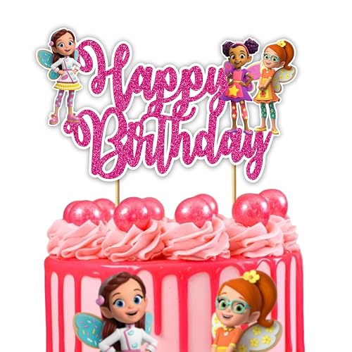 Happy Birthday Cake Topper Set