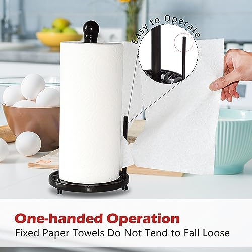 Vintage Rooster Paper Towel Holder