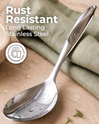 Stainless Steel Straining Spoon