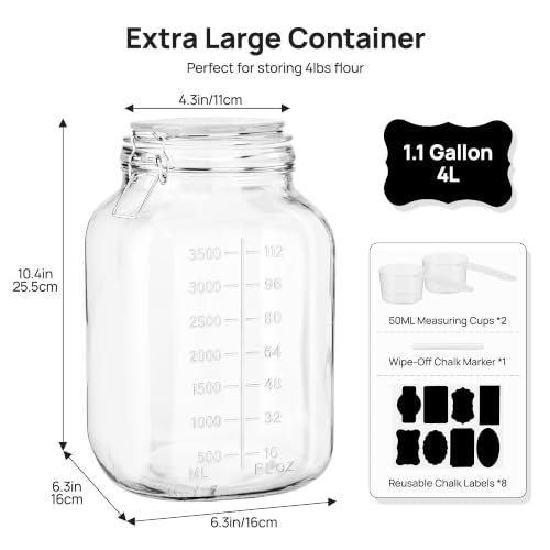 Glass Stoage Jars