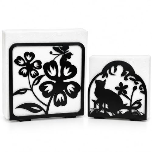 Parent 2 Pack Napkin Holder for table for everyday and beverage napkins