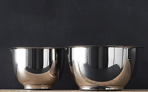 Margrethe 18 8 Stainless Steel Mixing Bowl Set (Stainless Steel / 1.5L/3L)