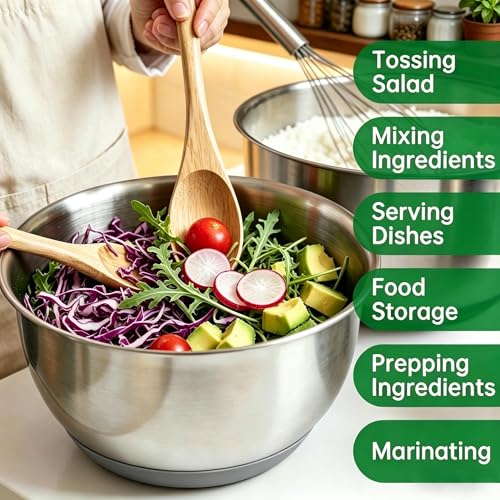 Mixing Bowls with Airtight Lids (Gray)