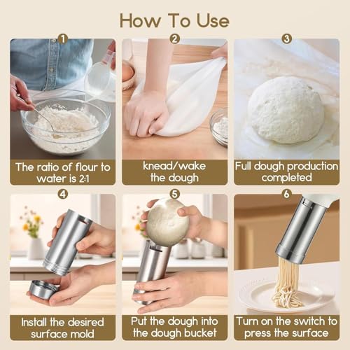Electric Handheld Pasta Machine