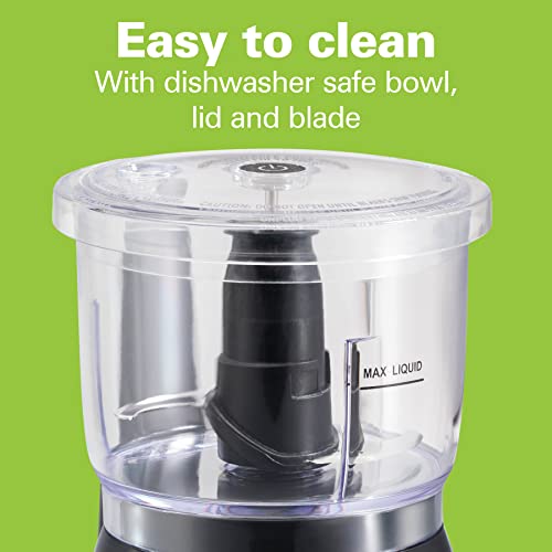 3 Cup Electric Vegetable Chopper & Mini Food Processor (3-Cup)