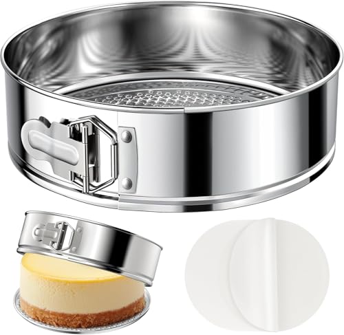 304 Stainless Steel Springform Pan with Removable Bottom