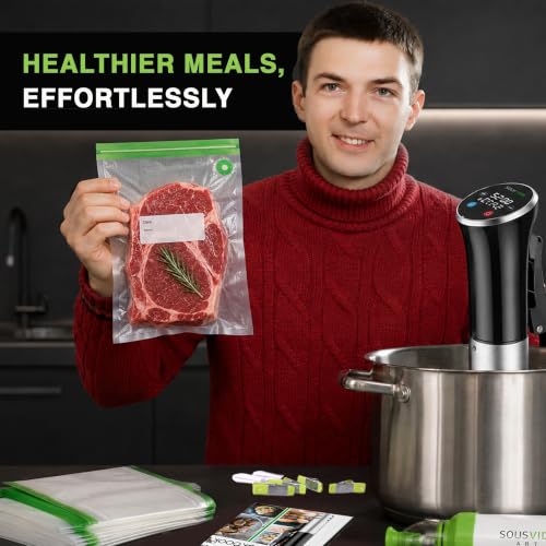 Sous Vide Cooker 1000W (30-Bag Machine Kit / Deluxe)