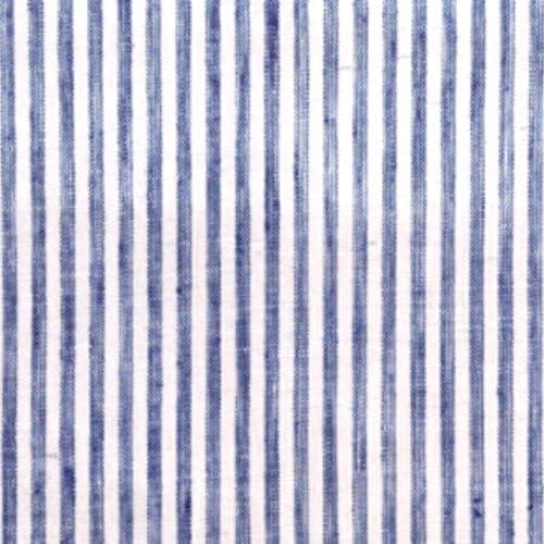100% Pure Linen Full Midi Bib Apron Striped for Women & Men