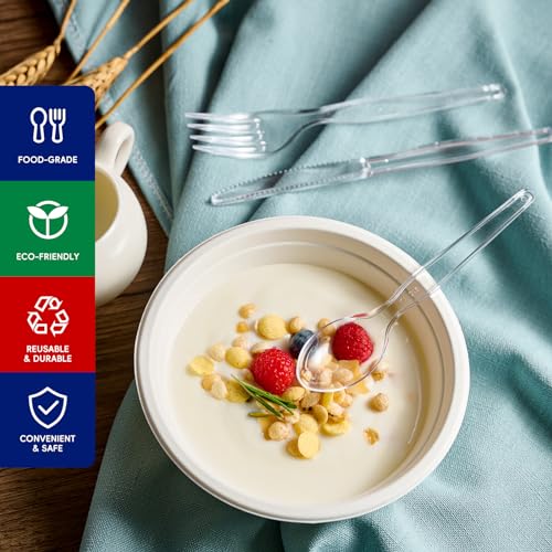 300 PACK Disposable Plastic Cutlery Set