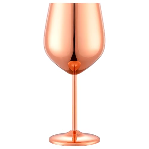 17oz Unbreakable Stainless Steel Wine Glasses