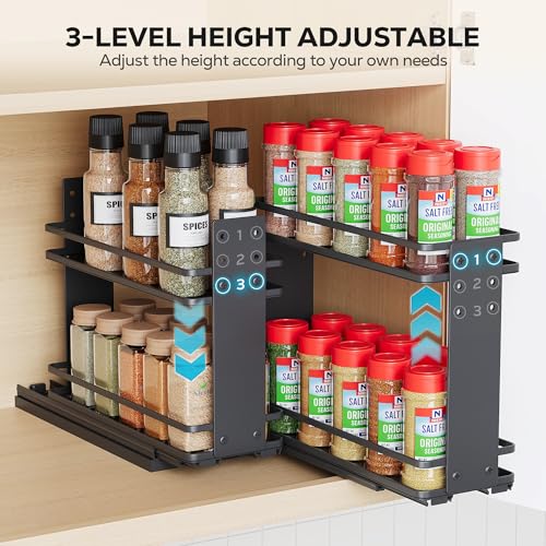 Pull Out Spice Rack for Cabinet