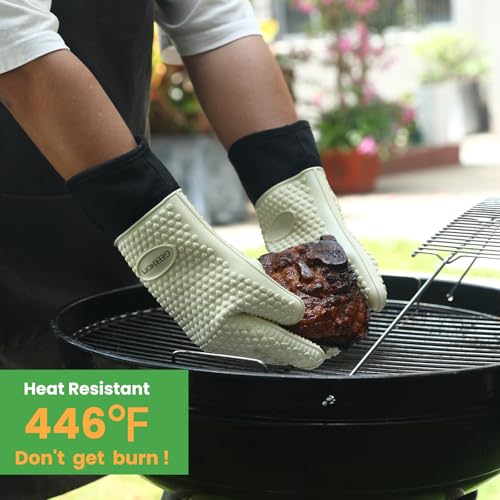 BBQ Gloves Grilling Gloves Heat Resistant Oven Gloves
