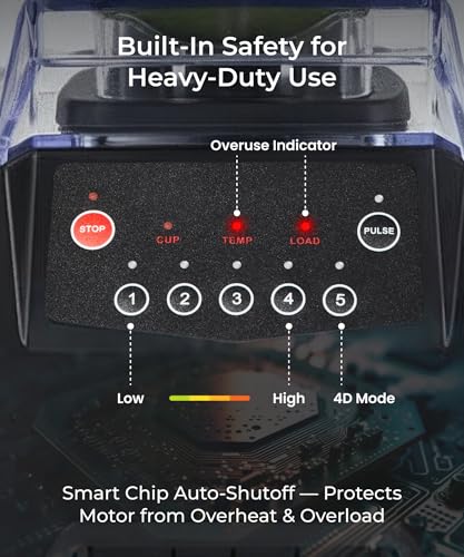 Commercial Professional Blender With Shield