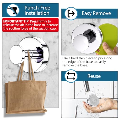 Suction Cup Hooks for Shower