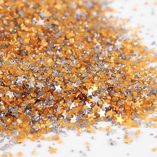 Sanding Sugar Edible Glitter Stars Mix