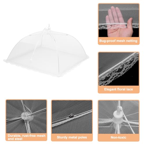 Large and Tall Food Covers Mesh Food Covers for Outdoors Collapsible Food Protector Covers Tent for Parties Outdoor Picnics BBQs