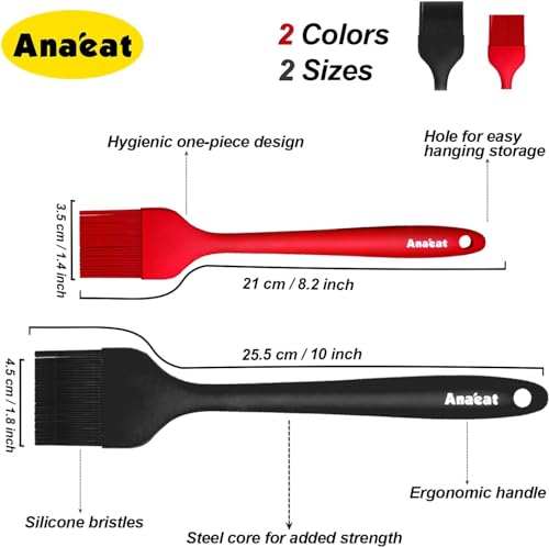Silicone Basting Pastry Brushes Set