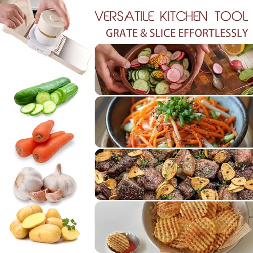 6 Blade Mandoline Slicer with Slide
