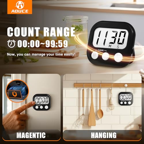 Digital Kitchen Timers for Cooking