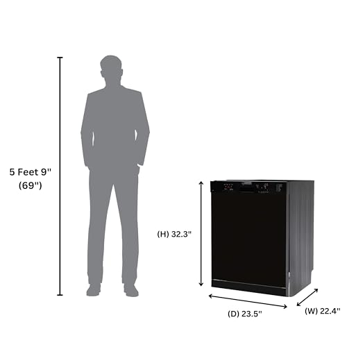 24" Built in 14 place Dishwasher with 8 Wash Programs