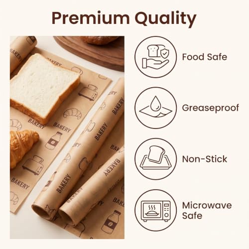 50 Pcs Sandwich Wrapping Paper