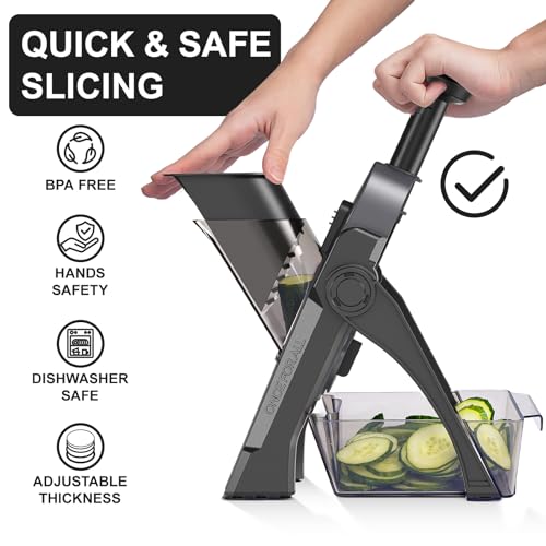Safe Mandoline Slicer for Kitchen