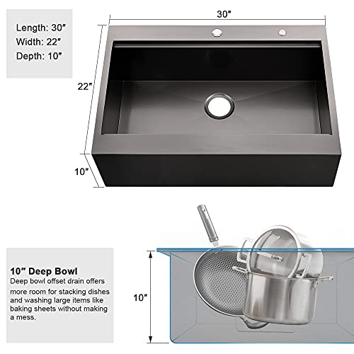Farmhouse Sink Workstation Apron Front Kitchen Sink
