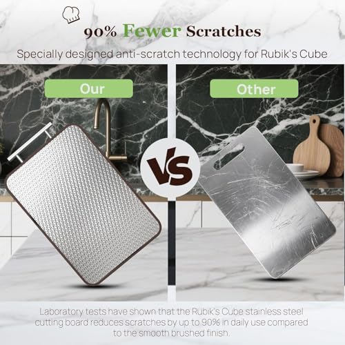 Stainless Steel Cutting Board Wood