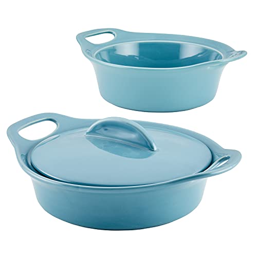 Solid Glaze Ceramics Casserole Bakers