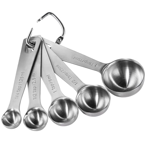 18 8 Stainless Steel Measuring Spoons Set