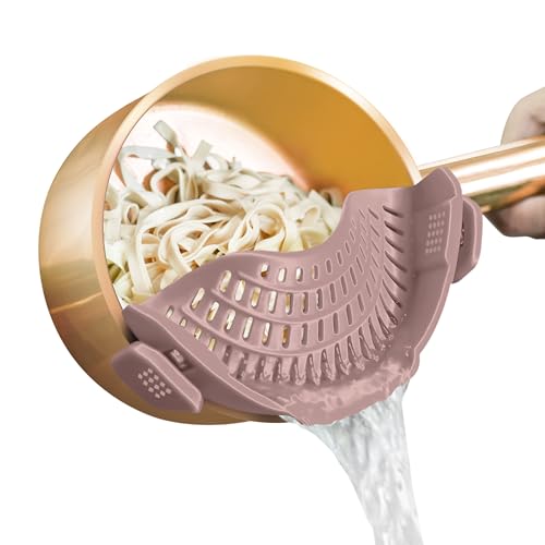 Clip On Strainer Silicone for All Pots and Pans