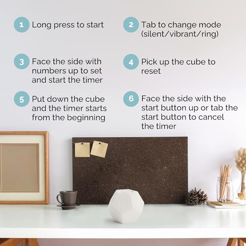 Pomodoro Timer Desk Productivity Timer Cube