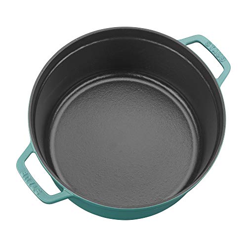 Cast Iron 5.5 (5.5-qt Round / Turquoise)