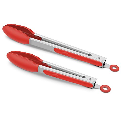 Best Choice Silicone Stainless Steel Kitchen Cooking Tongs