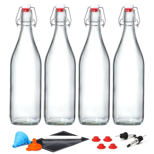 33OZ 1L SWING TOP GLASS BOTTLES