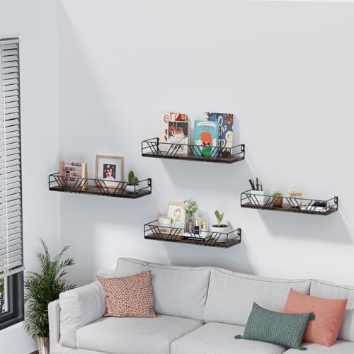 Floating Shelves for Wall Set of 4