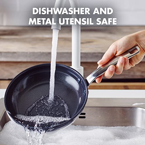 Prime Midnight Hard Anodized Healthy Ceramic Nonstick Frying Pan