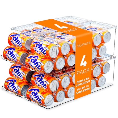 2 Pack Soda Can Organizer for Refrigerator