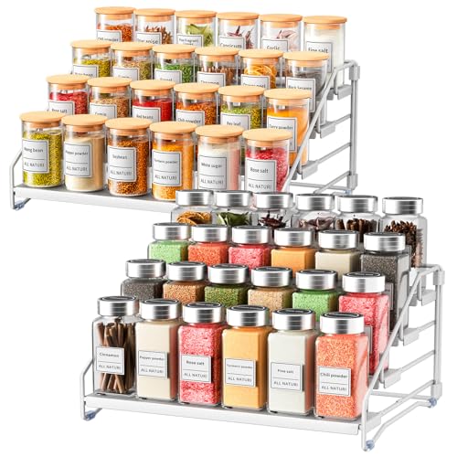 Spice Rack Organizer for Cabinet Pantry