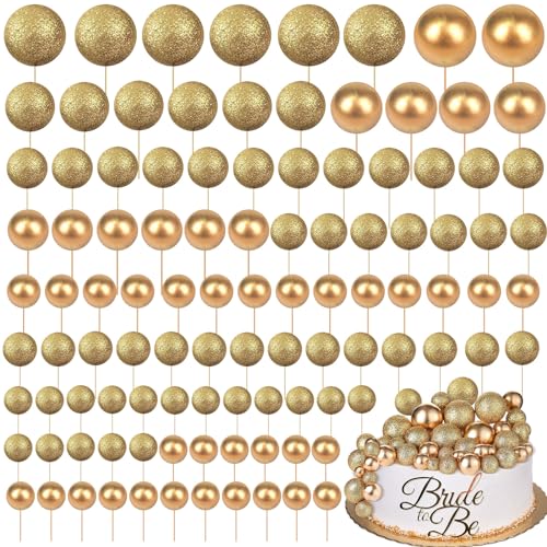 108 Pcs Ball Cake Toppers