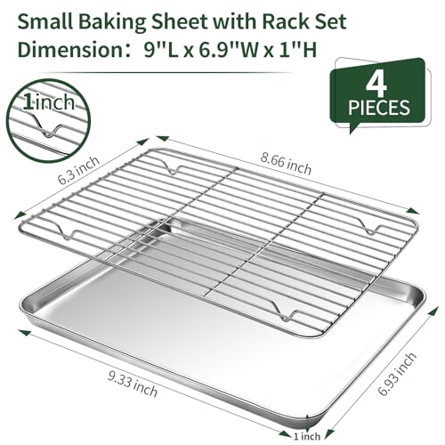 Baking Sheet with Wire Rack Set